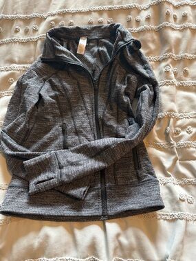 Ivivva Heather Gray Zip-Up Athletic Jacket